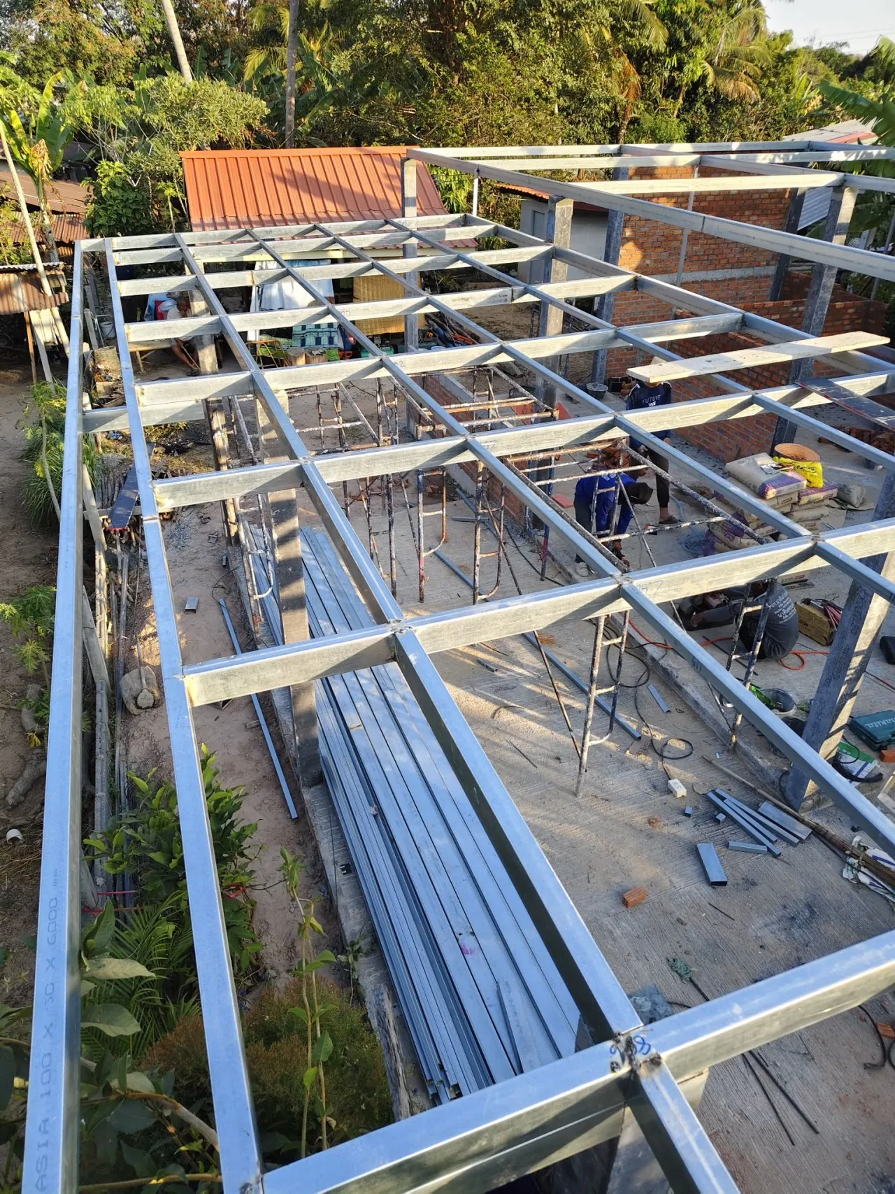 Steel Roof Structure Koh Samui | CHK Structure & Service
