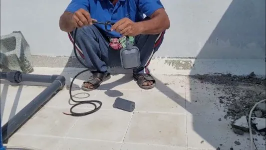 Electric Float Switch Installation Koh Samui | Water Tank Solutions by CHK Structure