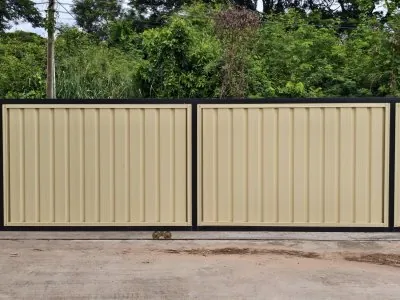 Professional Metal Sheet Fence Installation in Koh Samui | CHK Structure