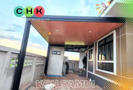 Premium Garage Construction in Koh Samui | Durable Carports & Parking Solutions