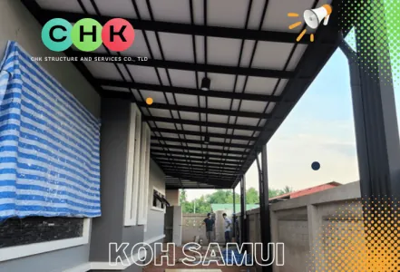 Premium Garage Construction in Koh Samui | Durable Carports & Parking Solutions